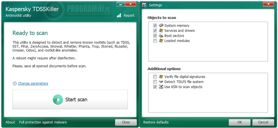 Kaspersky TDSSKiller – Narzędzie do wykrywania i usuwania szkodliwego oprogramowania