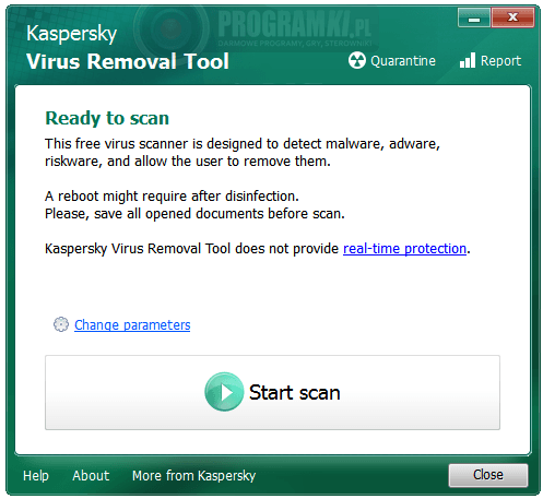 Kaspersky Virus Removal Tool – Narzędzie do wyszukiwania i usuwania wirusów i innych zagrożeń