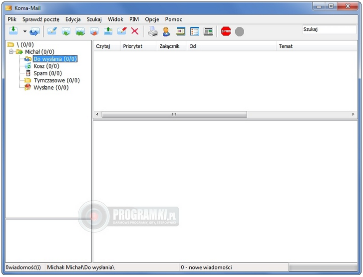 Koma-Mail – Bezplatny program do obsługi poczty e-mail