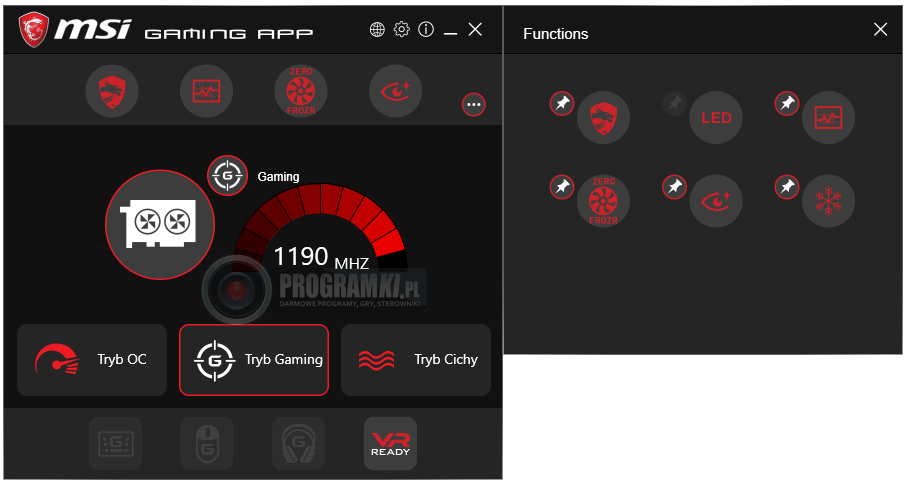MSI Gaming APP – Narzędzie do obsługi kart graficznych MSI