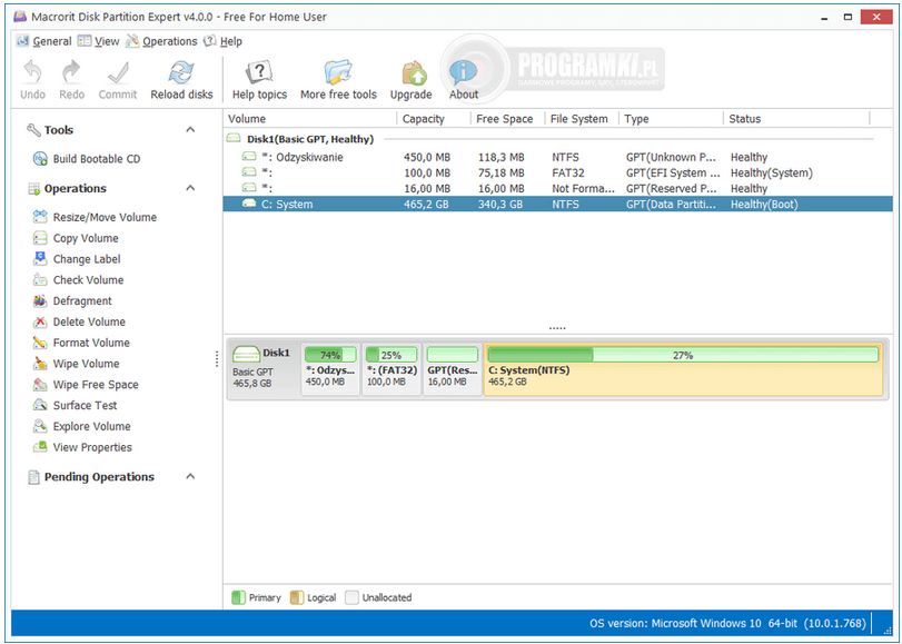 Macrorit Disk Partition Expert Free Edition – Narzędzie do zarządzania partycjami dysków w systemach Windows