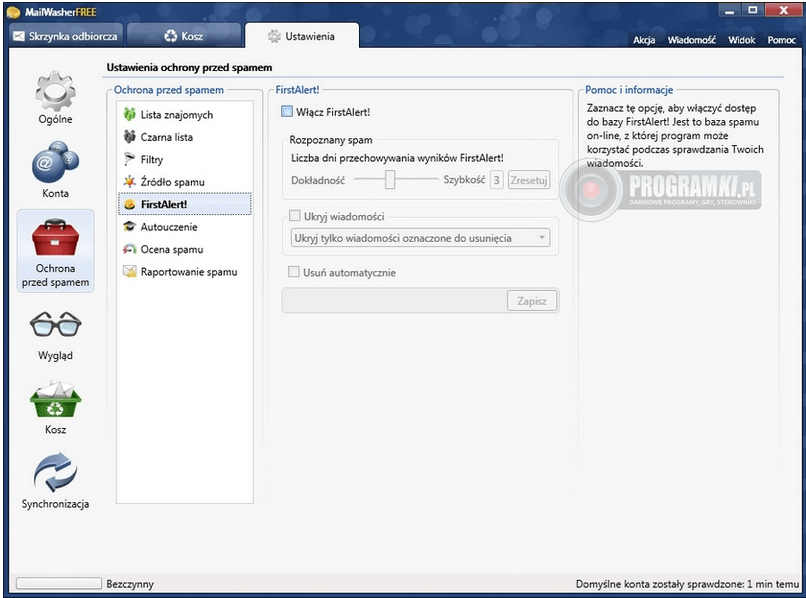 MailWasher Free – Ochrona skrzynki e-mailowej przed spamem