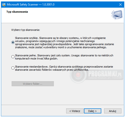 Microsoft Safety Scanner – Darmowe narzędzie do wyszukiwania i usuwania wirusów i złośliwego oprogramowania