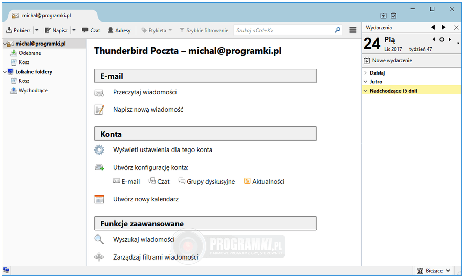 Mozilla Thunderbird – Darmowy program do obsługi poczty e-mail i grup dyskusyjnych
