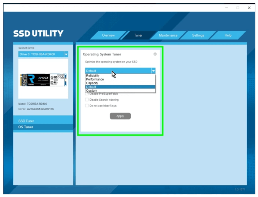 OCZ SSD Utility – Narzędzie do konfiguracji i testowania wydajności dysków SSD marki OCZ