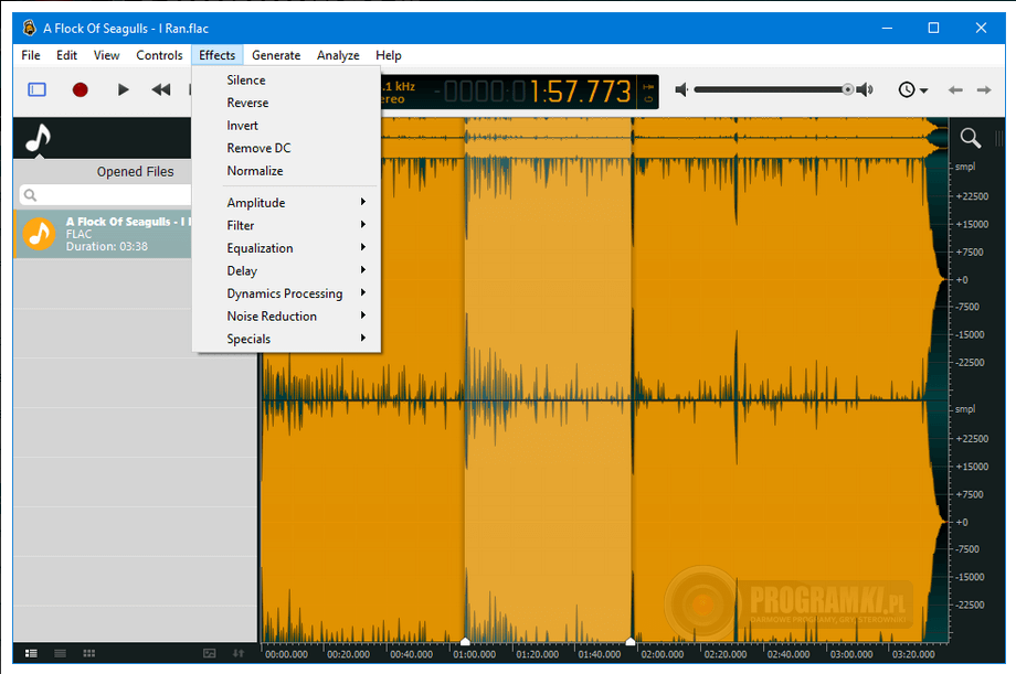 Ocenaudio – Program do edycji plików audio