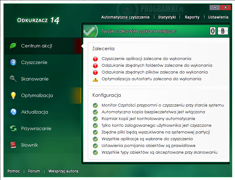 Odkurzacz – Program do wyszukiwania i usuwania zbędnych plików na komputerze