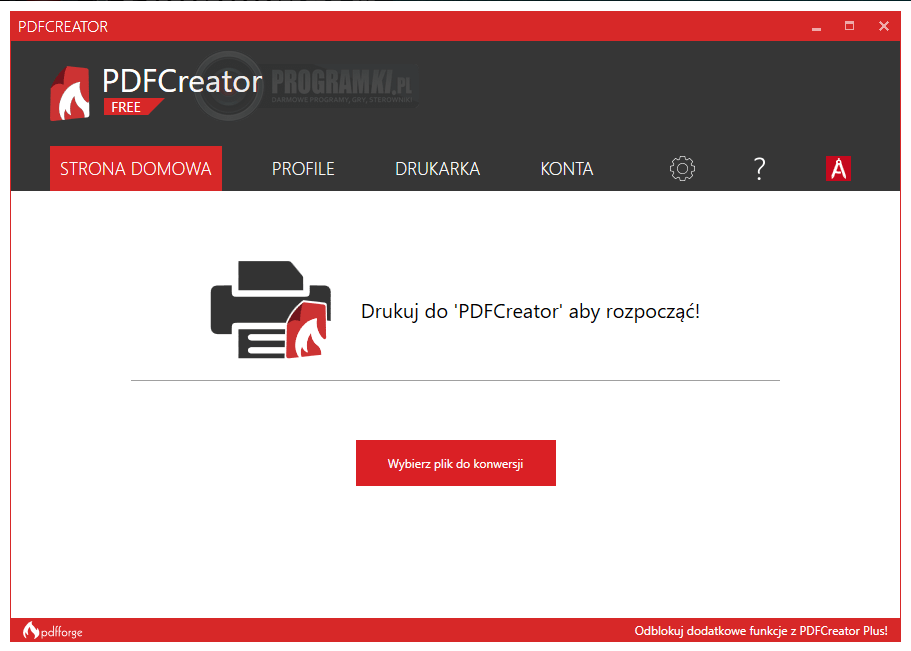 PDFCreator – Program do tworzenia plików PDF z plików tekstowych lub grafik