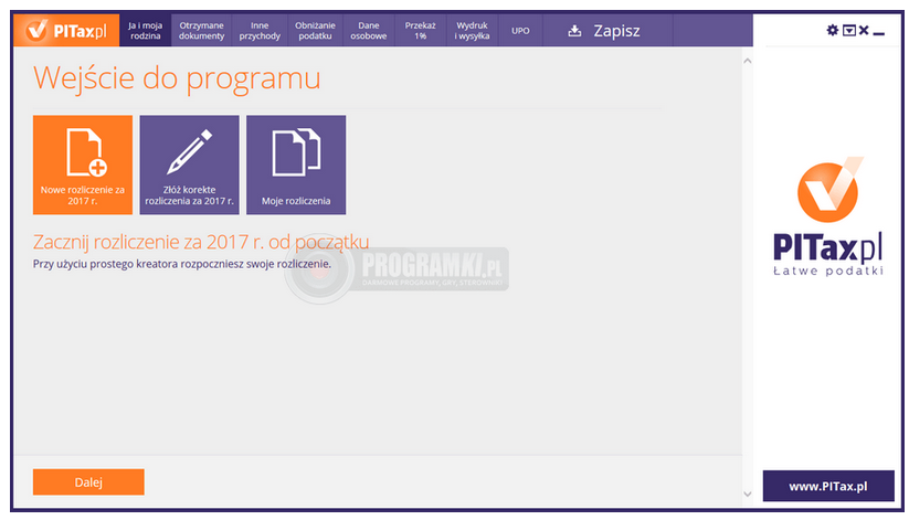PITax.pl Łatwe podatki – Program do łatwego wypełniania zeznań podatkowych