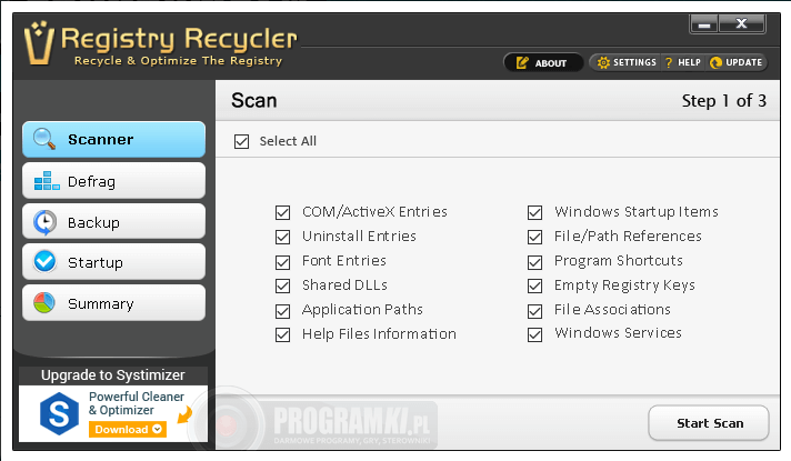 Registry Recycler – Program do optymalizacji rejestru systemowego