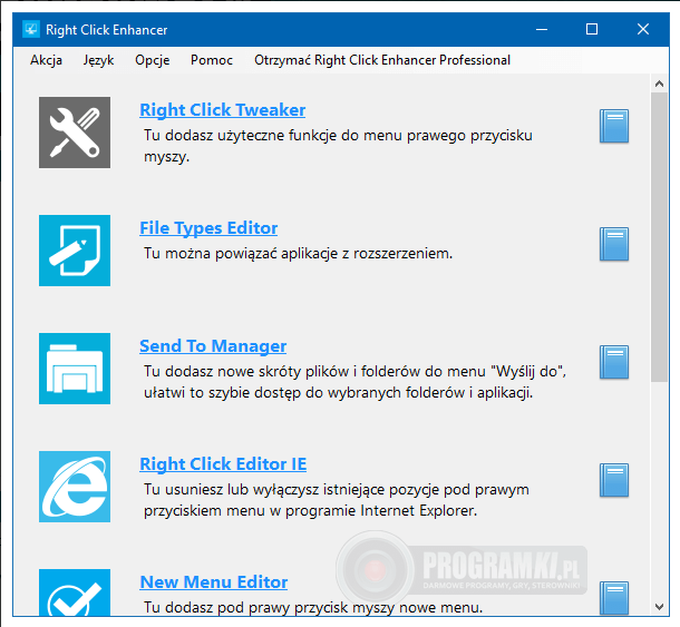 Right Click Enhancer – Program do rozszerzenia funkcjonalności menu kontekstowego w systemie Windows