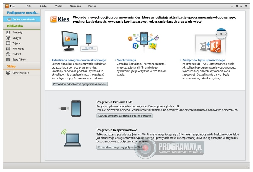 Samsung Kies – Program do obsługi telefonów marki Samsung