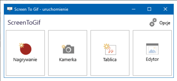 ScreenToGif – Darmowy program do nagrywania ekranu w formacie GIF i wideo