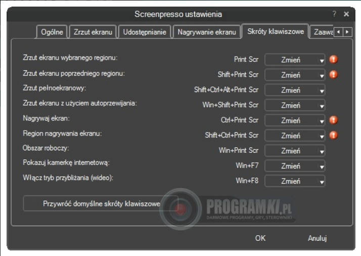 Screenpresso – Program do tworzenia zrzutów ekranu i nagrywania obrazu w systemie Windows