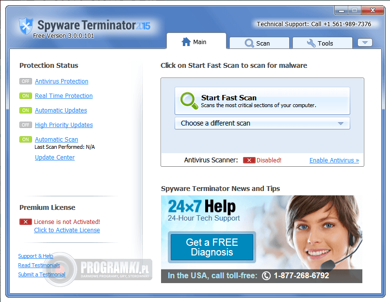 Spyware Terminator – Program do wykrywania i usuwania oprogramowania szpiegowskiego