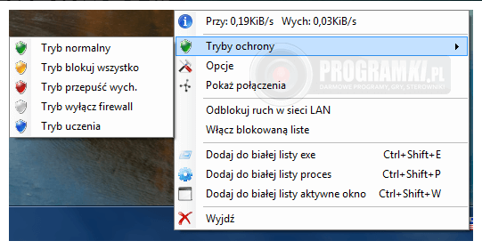 TinyWall – Zarządzanie funkcjami zapory systemu Windows Vista i Windows 7