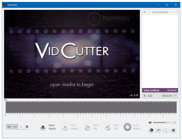 VidCutter – Program do wycinania fragmentów filmów