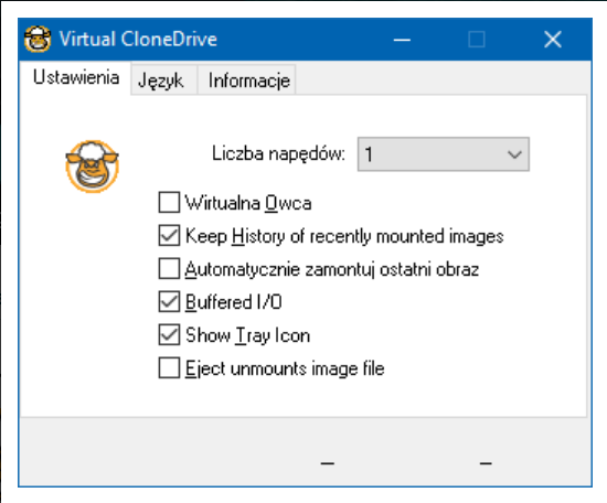 Virtual CloneDrive – darmowy program do emulacji napędów CD, DVD i Blu-ray