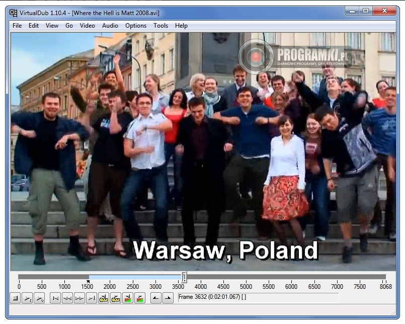VirtualDub – Program do obróbki plików wideo w formacie AVI