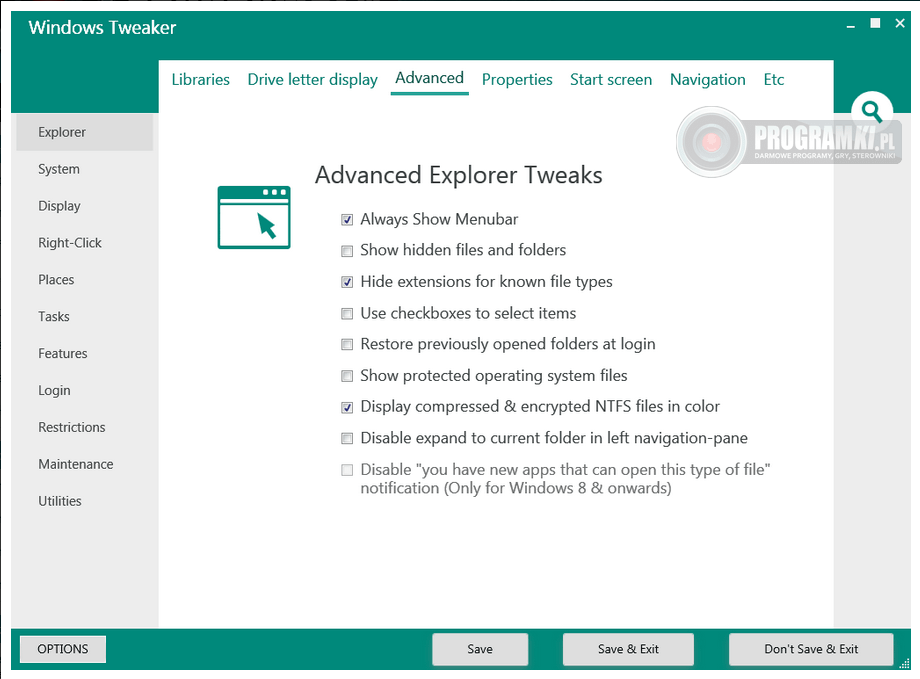 Windows Tweaker – Program do dostrojenia systemu Windows
