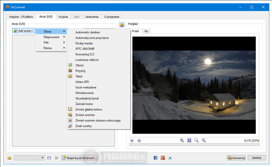 XnConvert – Program do masowej edycji zdjęć