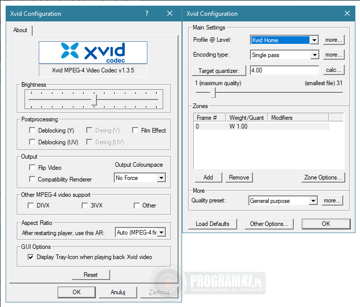Xvid Video Codec – Kodek do odtwarzania i kompresji plików wideo