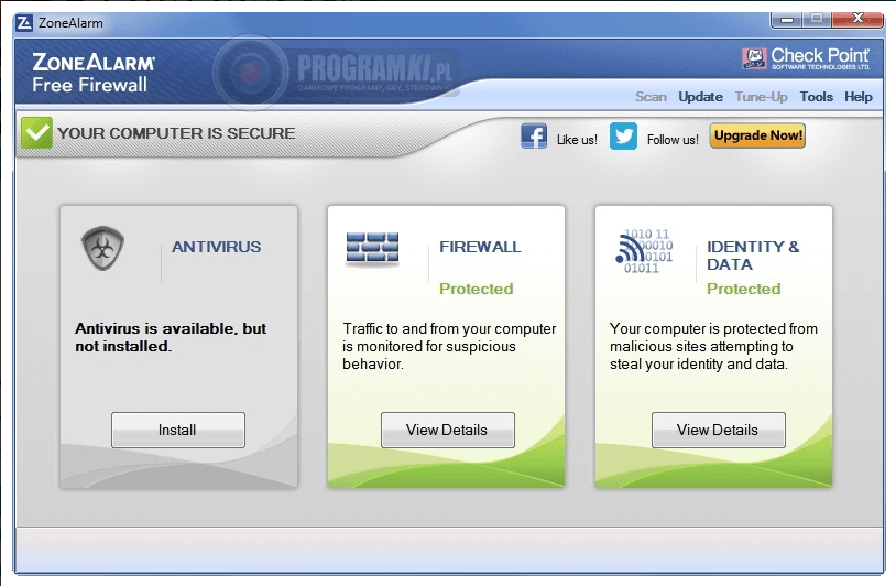 ZoneAlarm Free Firewall – Darmowe narzędzie do zabezpieczania komputera przed atakami z sieci