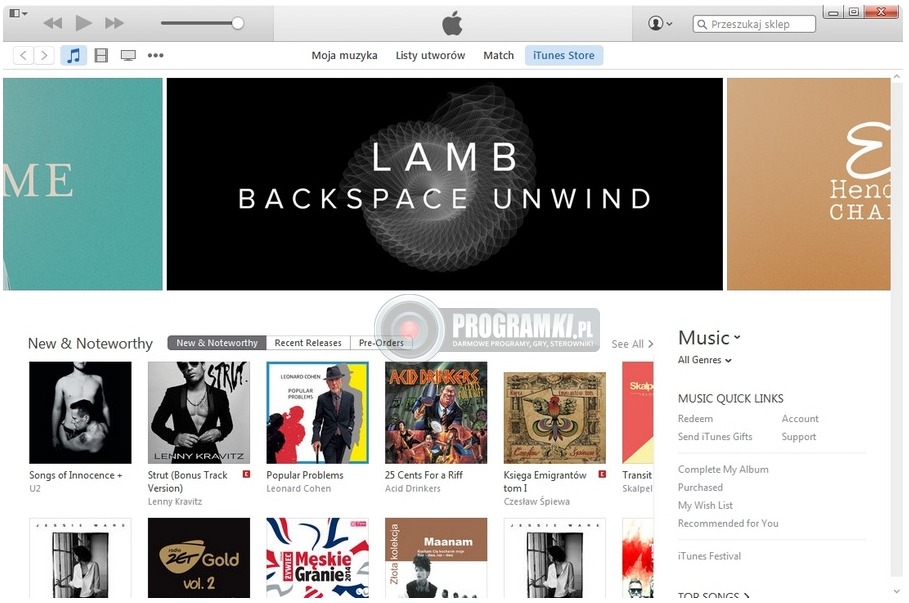 iTunes – Dostęp do muzyki, filmów i synchronizacja z urządzeniami Apple