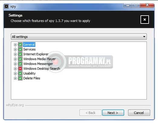 xpy – Narzędzie do dokładnej konfiguracji systemu Windows