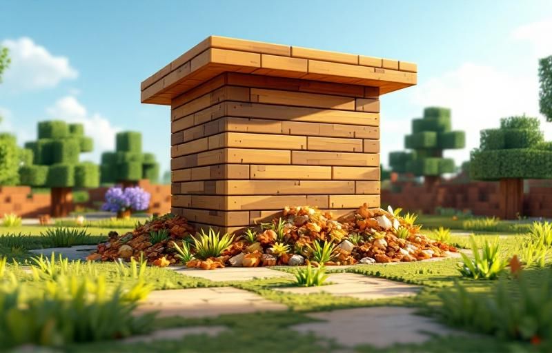 Jak zrobić kompostownik w Minecraft – praktyczny przewodnik 2025